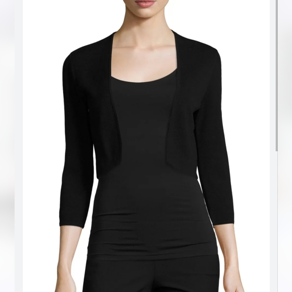 Theory | Amarissa Cropped Cardigan in black, size S - Picture 5 of 9